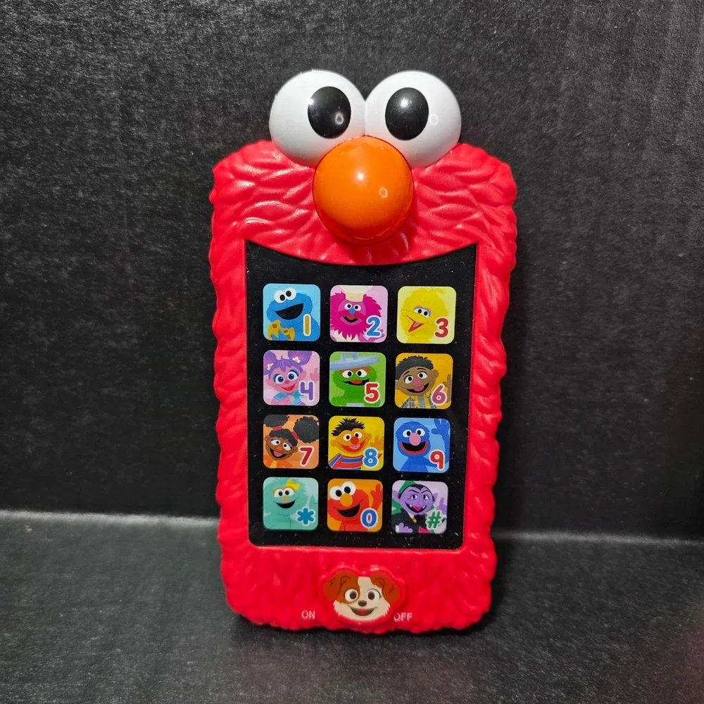 Sesame‎ Street Elmo Learning Phone Red Electronic Talking Character Toy